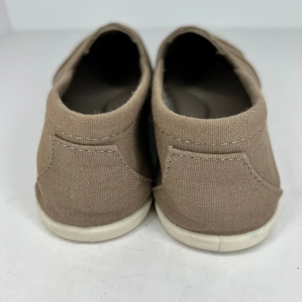 Faded Glory Womens Tan Basic Aline Casual Lightweight Flats Size 9 Slip-On Shoes - Picture 5 of 9